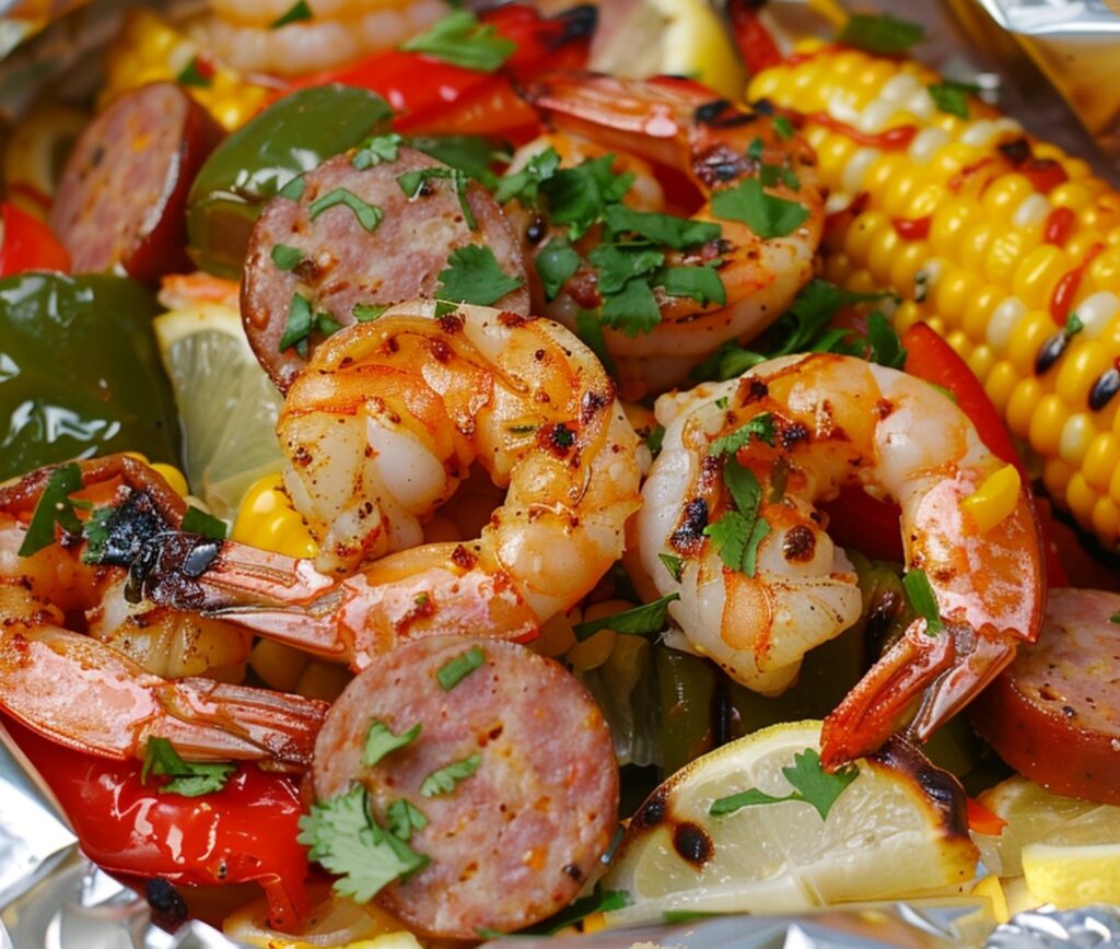 Shrimp Boil Foil Packets