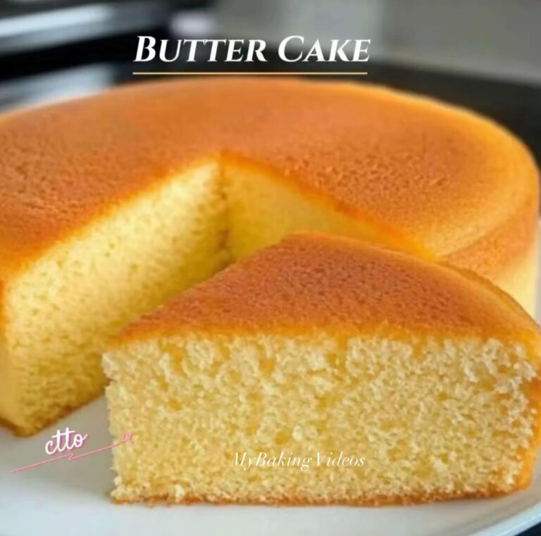 Butter Cake – A Rich and Moist Classic Dessert